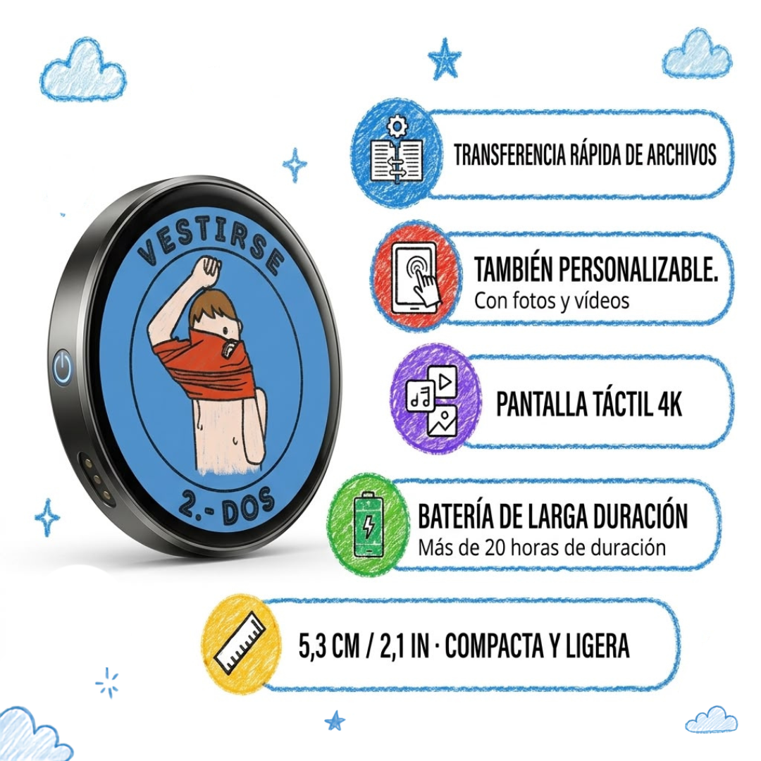 PictoTalk® - Pin de Conexión y Apoyo Visual