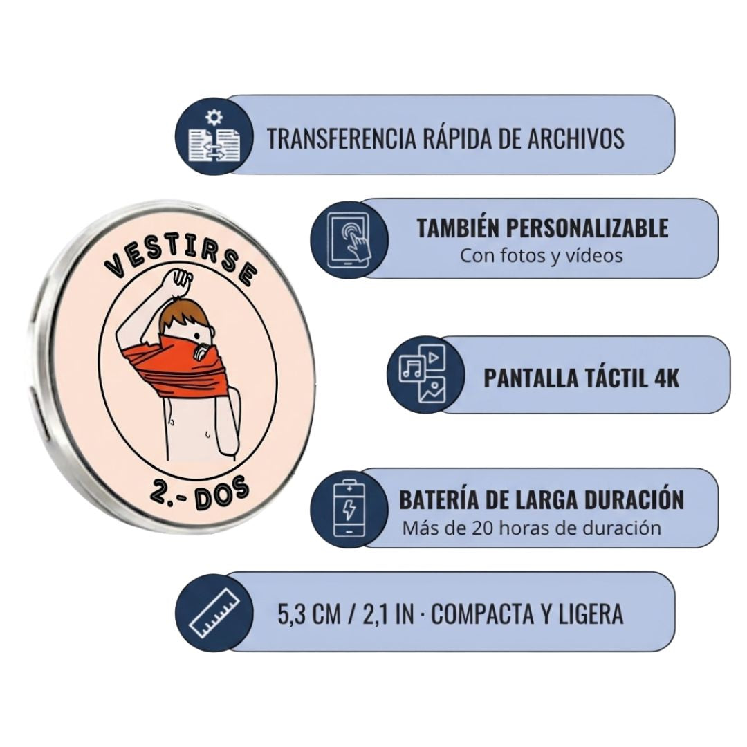 PictoTalk® - Pin de Conexión y Apoyo Visual