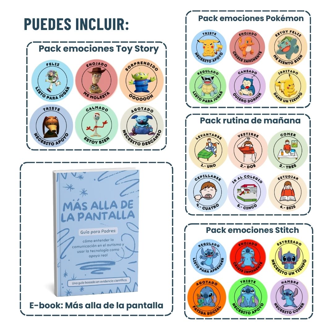 PictoTalk® - Pin de Conexión y Apoyo Visual